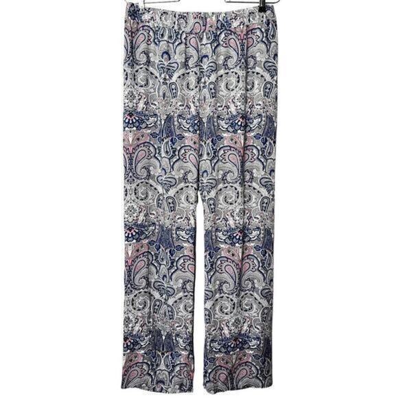 Anthropologie Hester & Orchard Rayon Paisley Print‎ Pants Size Small lc112 - Picture 1 of 6